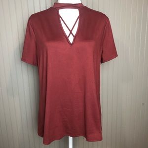 Socialite Deep V Top